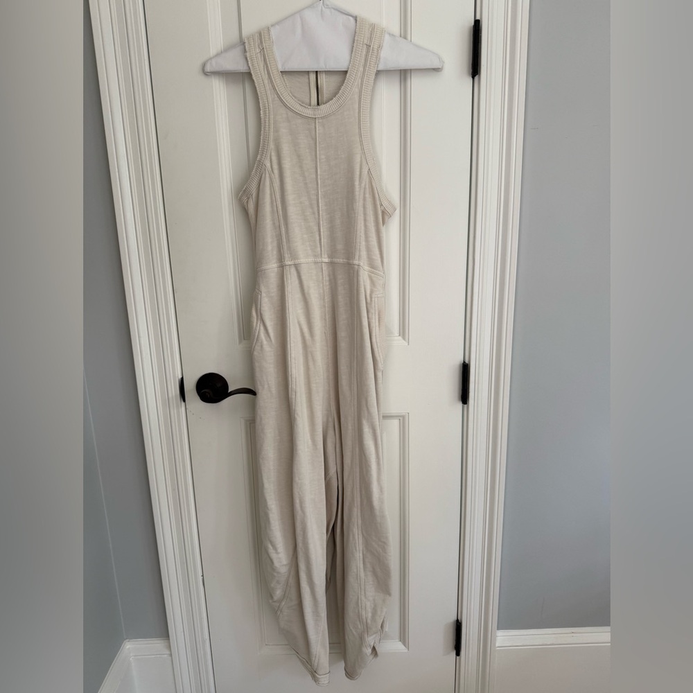 Daily Practice White Horizon Jumpsuit - Picture 2 of 3